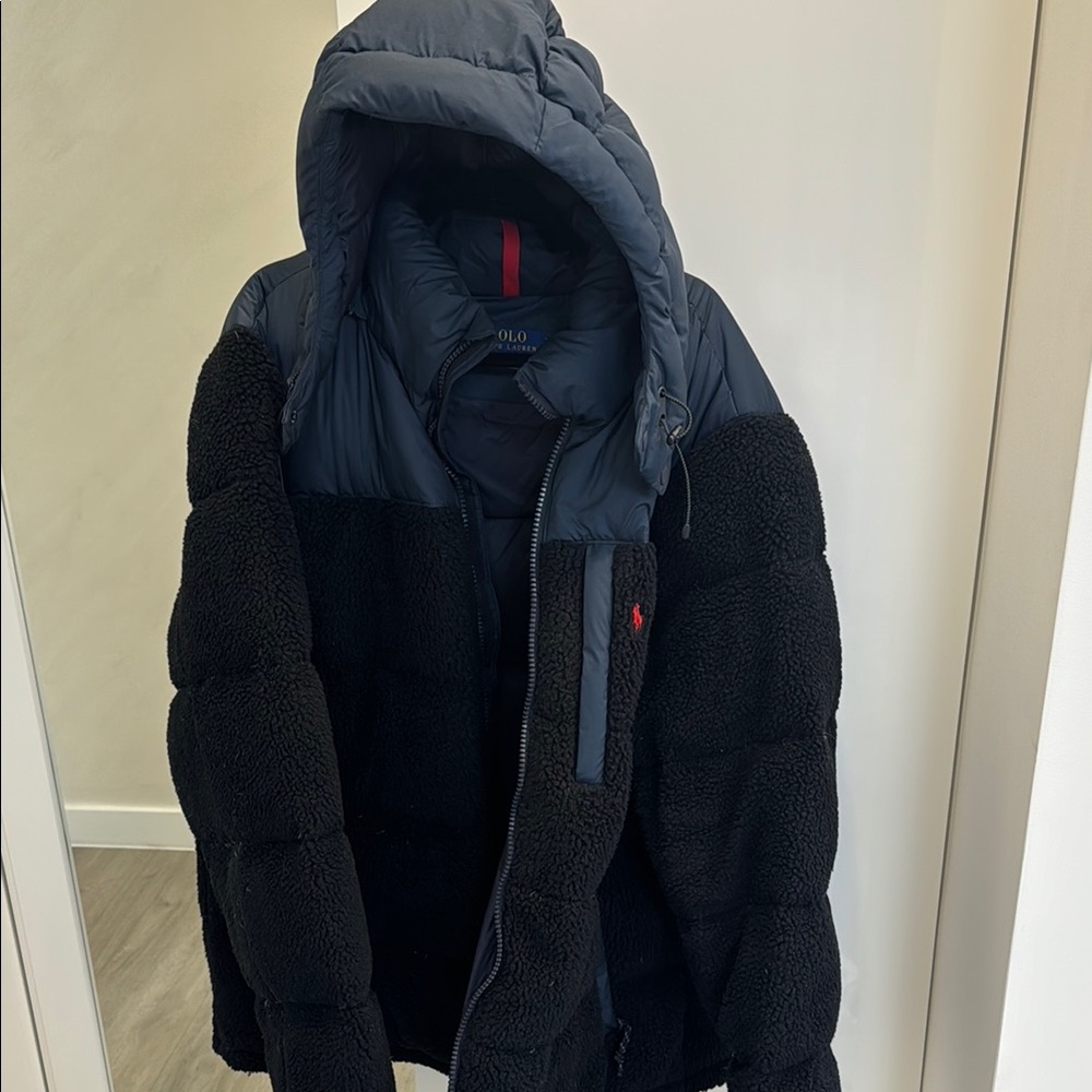 Polo Black and Navy Puffer Jacket